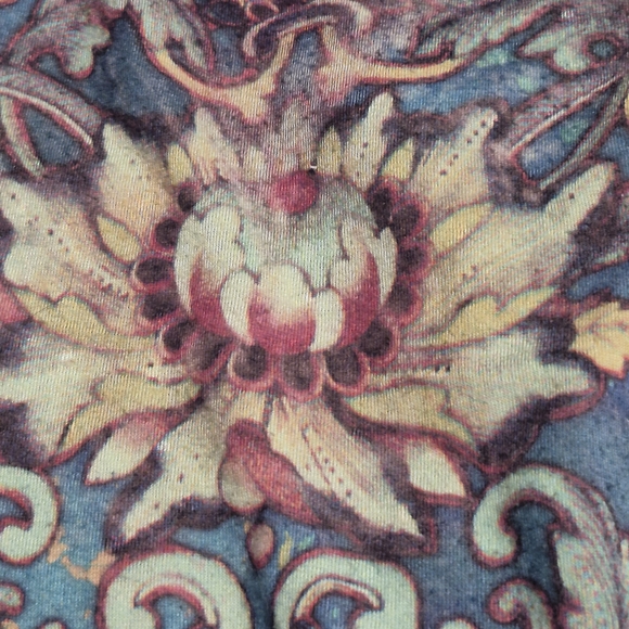 New Directions Women's Multicolor Boho Patterned Top Size 1X - Picture 9 of 14